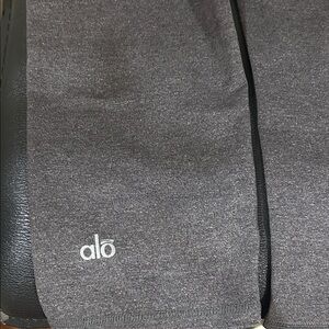 ALO Yoga Women's Ankle Cropped Pants in Charcoal Gray